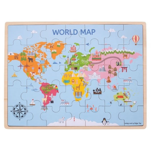 Bigjigs | World Map Puzzle