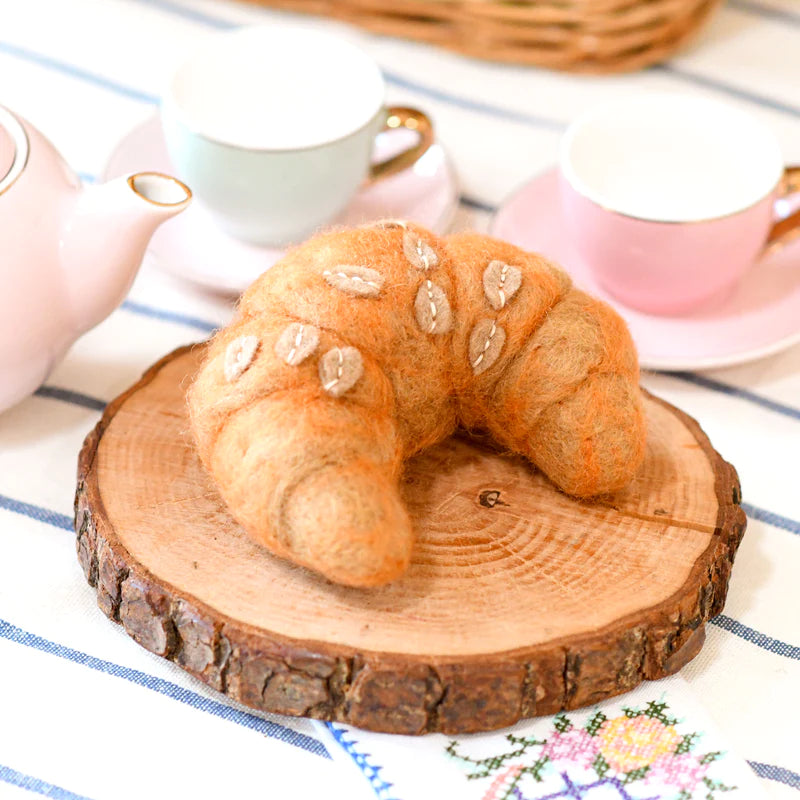 Tara Treasures | Felt Almond Croissant