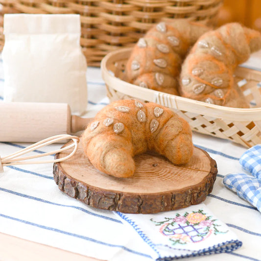 Tara Treasures | Felt Almond Croissant