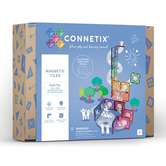 Connetix | PASTEL Ball Run Expansion Pack (80pc)