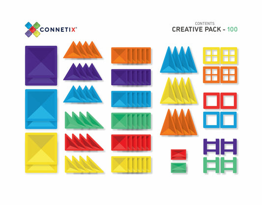 Connetix | RAINBOW Creative Pack (100pc)