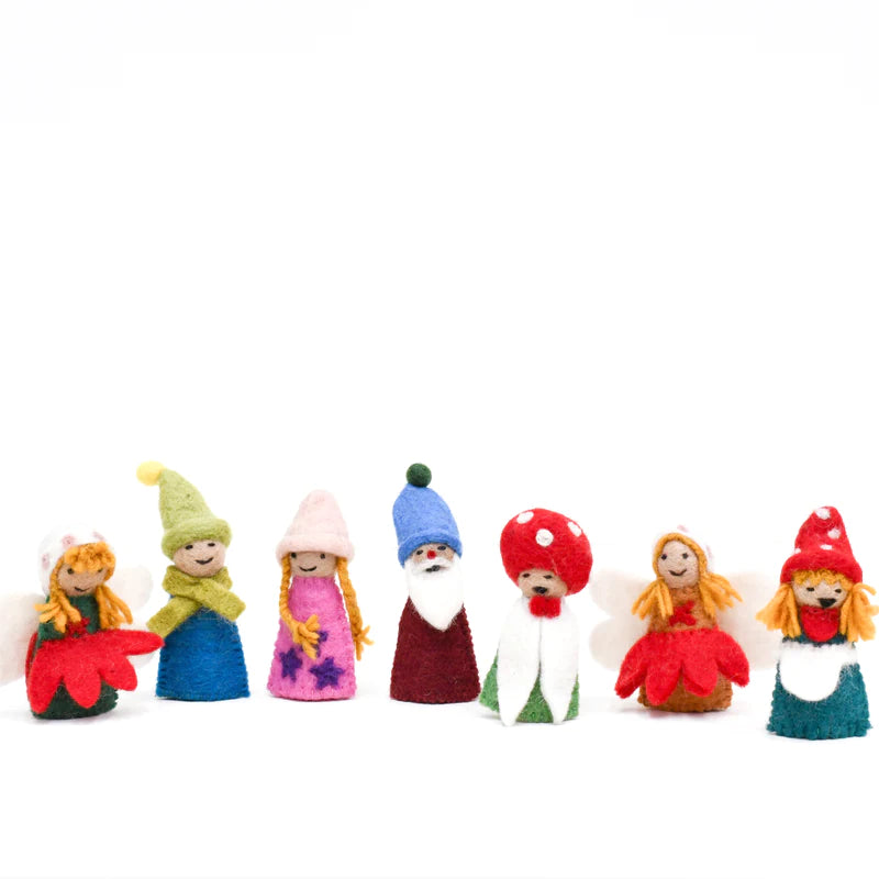 Tara Treasures | Finger Puppet Set - Fairies & Gnomes